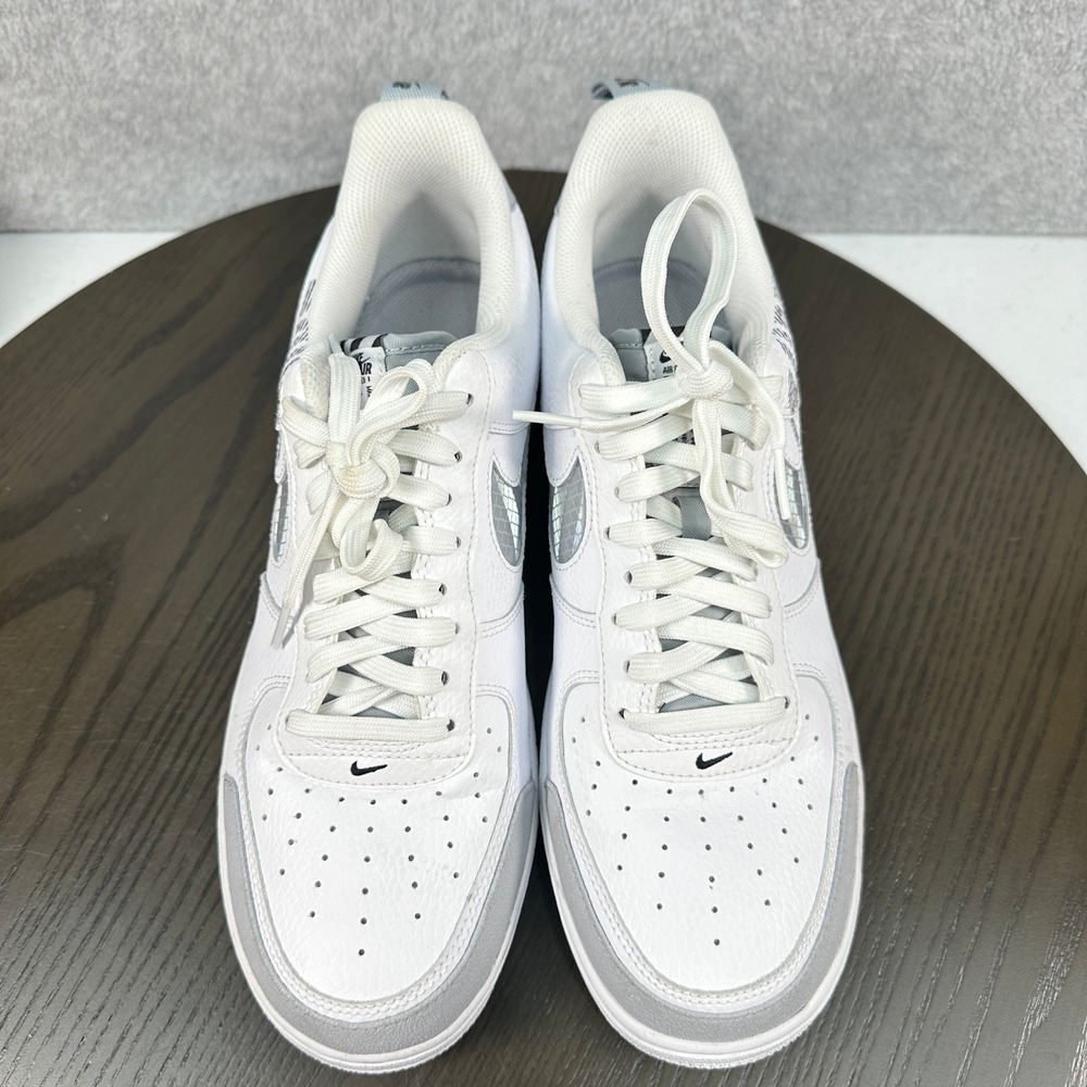 2019 Mens Nike Air Force One Low Under Construction Sz 10 BQ4421-100 - Picture 4 of 13